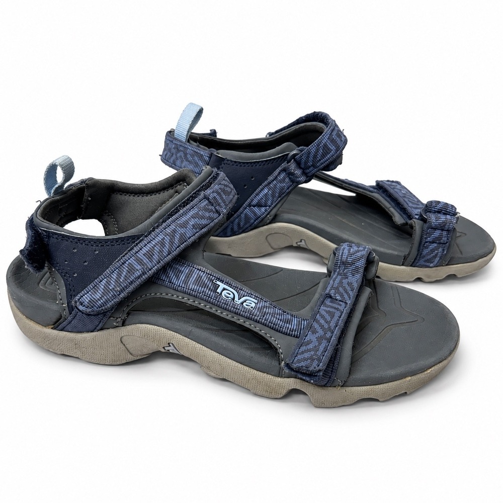Teva Terra Fi Lite Sandals Womens 5 Blue Strappy Hiking Outdoor 1093489Y Comfory